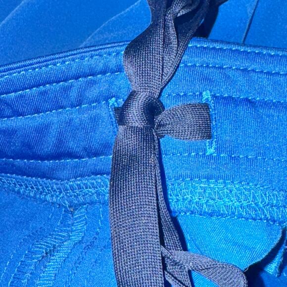 Figs Axim Cargo Scrub Pants Men's Size S Royal Blue Inner Drawstring Pockets - Picture 6 of 8